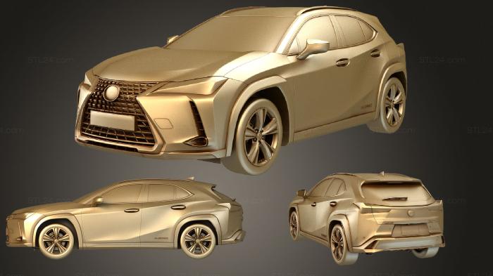 Автомобили и транспорт (Lexus ux 300e 2021, CARS_2282) 3D модель для ЧПУ станка